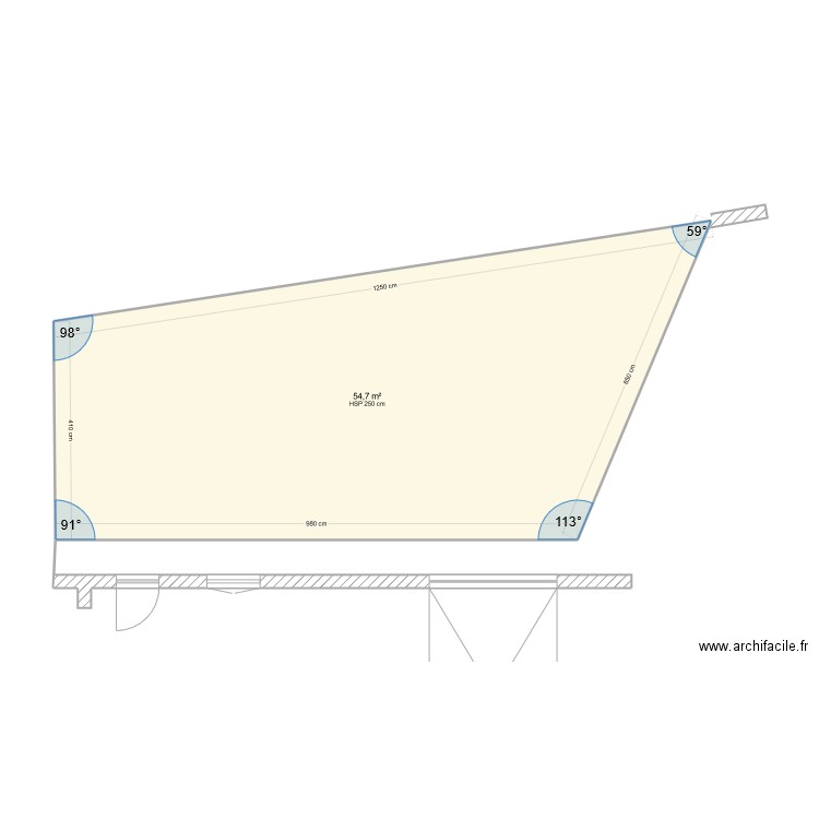 parking. Plan de 0 pièce et 0 m2