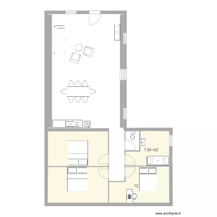 plan grand app1ER. Plan de 