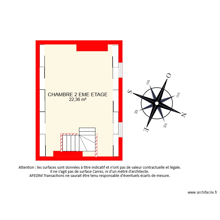 BI 7519 ETAGE 2. Plan de 0 pièce et 0 m2