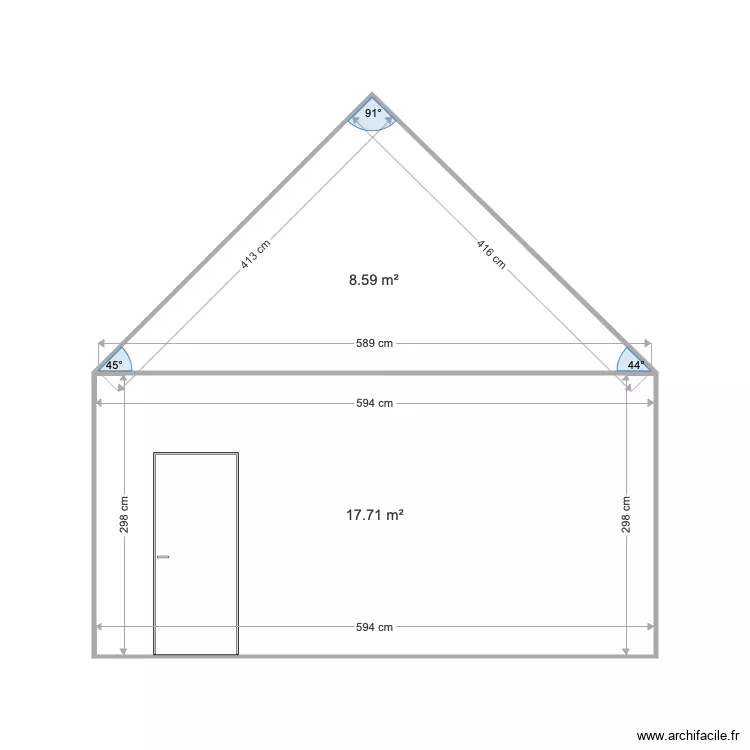 facade ouest. Plan de facade ouest. Plan de