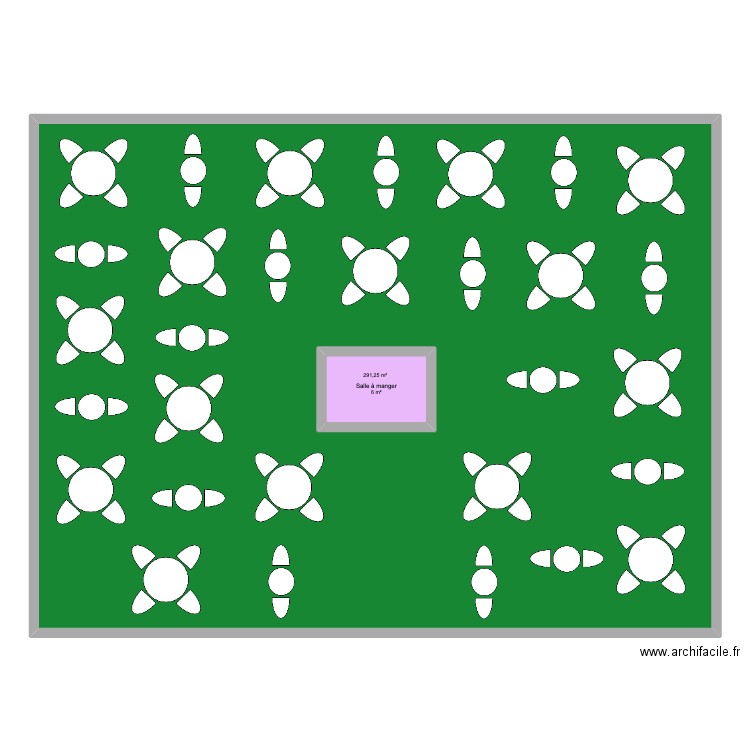 Mosaica. Plan de 2 pièces et 306 m2