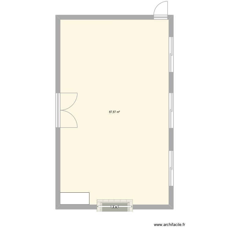Salle Risset base. Plan de 0 pièce et 0 m2