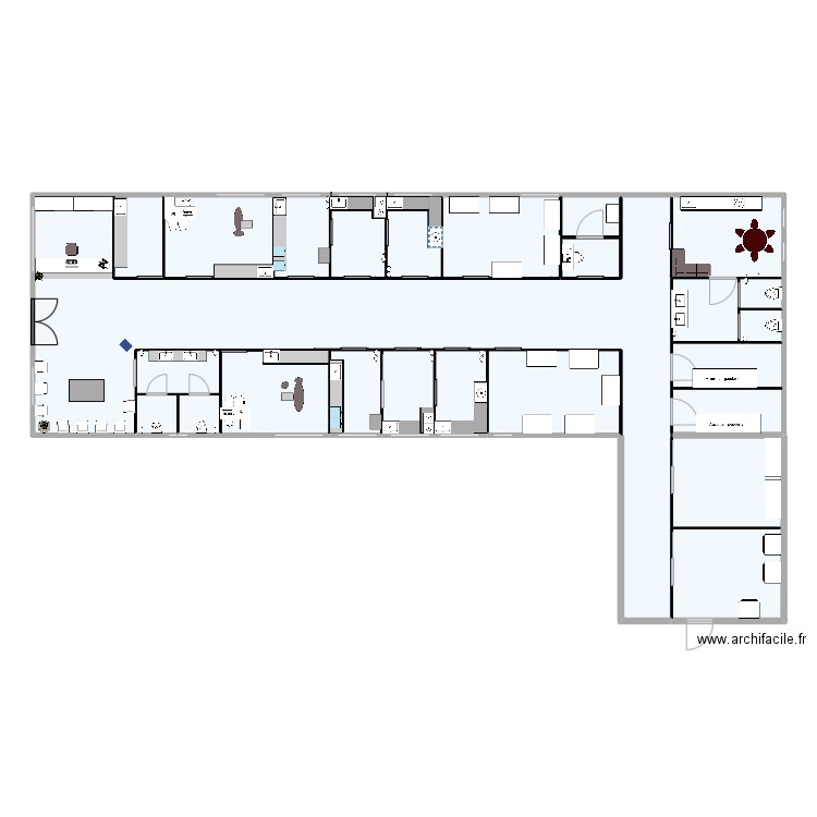 Cabinet dentaire . Plan de 0 pièce et 0 m2