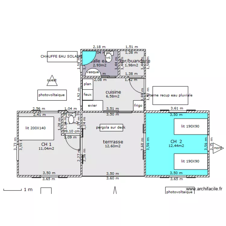 47M²'VOLUMES. Plan de 47M²'VOLUMES. Plan de