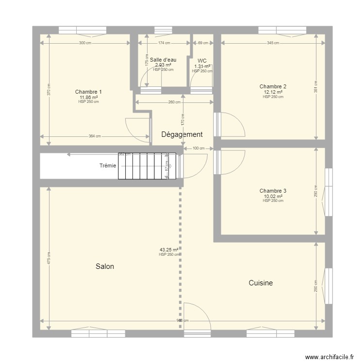 DUMONT LE COTEAU. Plan de 0 pièce et 0 m2