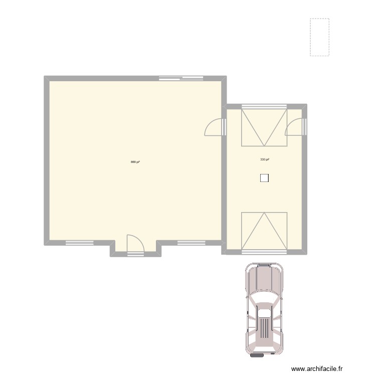 maison. Plan de 0 pièce et 0 m2