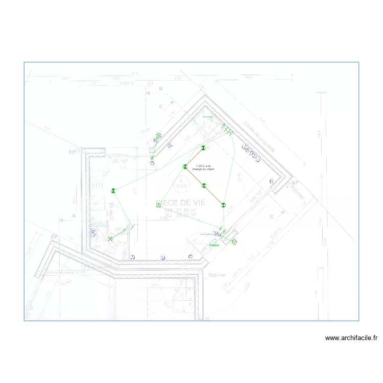 Boissavy 1RDC. Plan de 