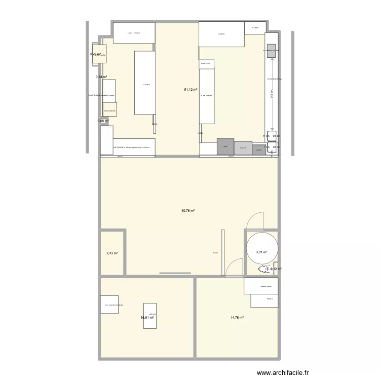 GALERIE . Plan de GALERIE . Plan de