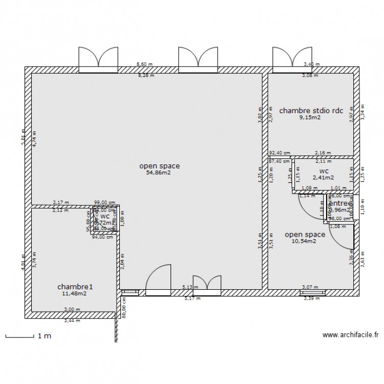 plan nouvelle construction2012 haut. Plan de 0 pièce et 0 m2