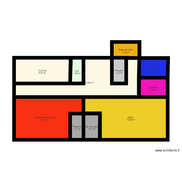 Le plan maison de William. Plan de 0 pièce et 0 m2