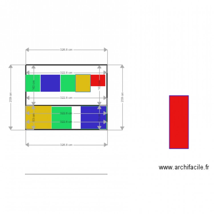 MUR CUIISINE. Plan de 0 pièce et 0 m2