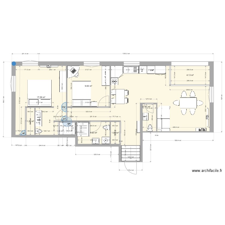 Appartement Florimont. Plan de 0 pièce et 0 m2