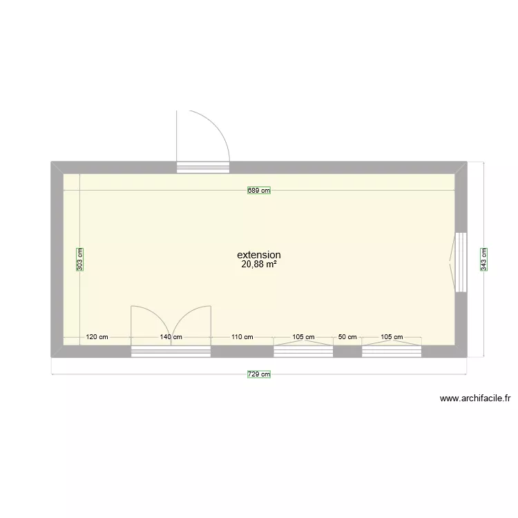 extension. Plan de extension. Plan de