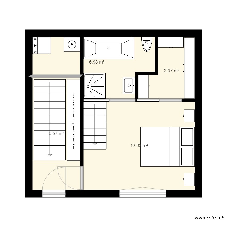 maison. Plan de 0 pièce et 0 m2