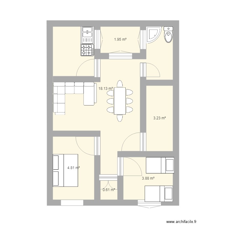 farouk 01. Plan de 0 pièce et 0 m2