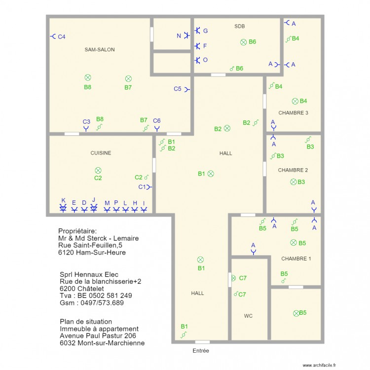 paul pastur. Plan de 0 pièce et 0 m2