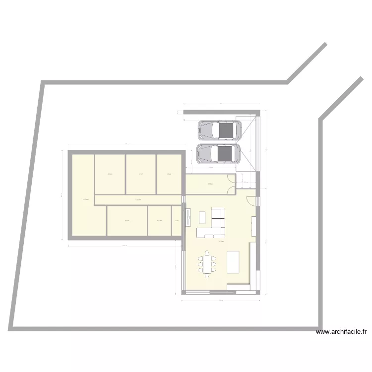 Maison Bo&eacute; 2200. Plan de 