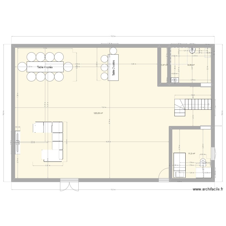 etage R1. Plan de 0 pièce et 0 m2
