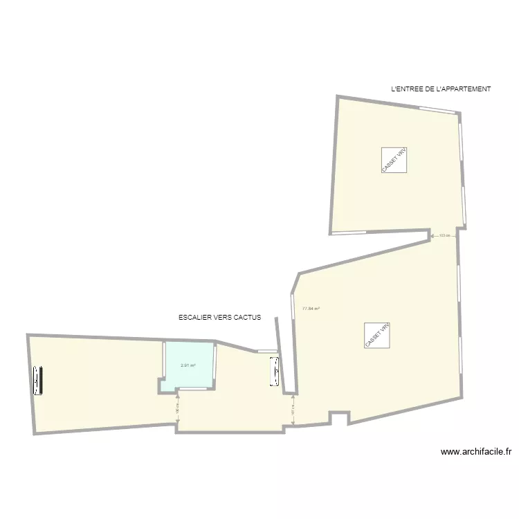 APPARTEMENT. Plan de 