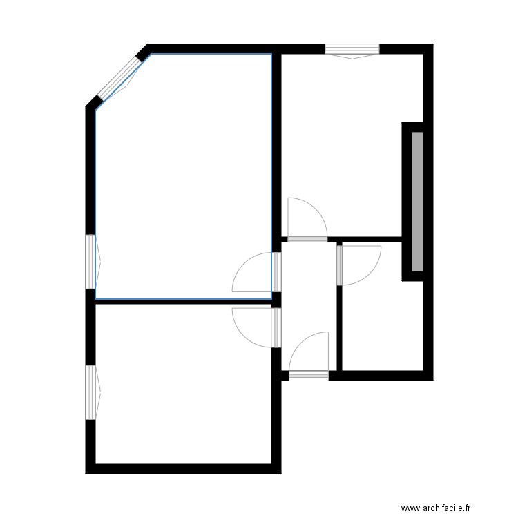 THOMAS T. Plan de 6 pièces et 47 m2
