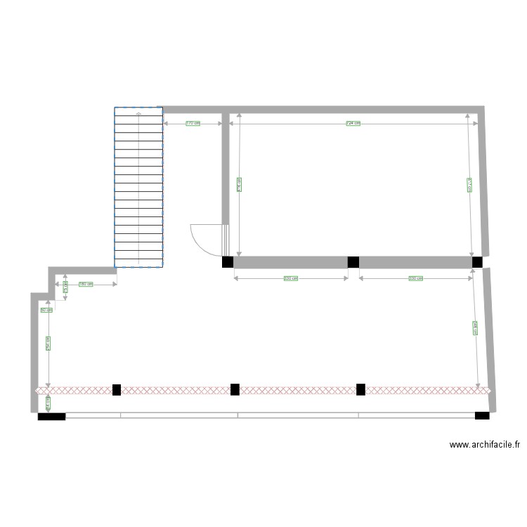 cours collectif. Plan de 0 pièce et 0 m2