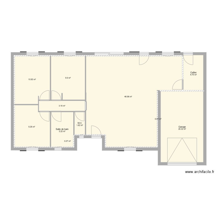 Maison Originale. Plan de 0 pièce et 0 m2