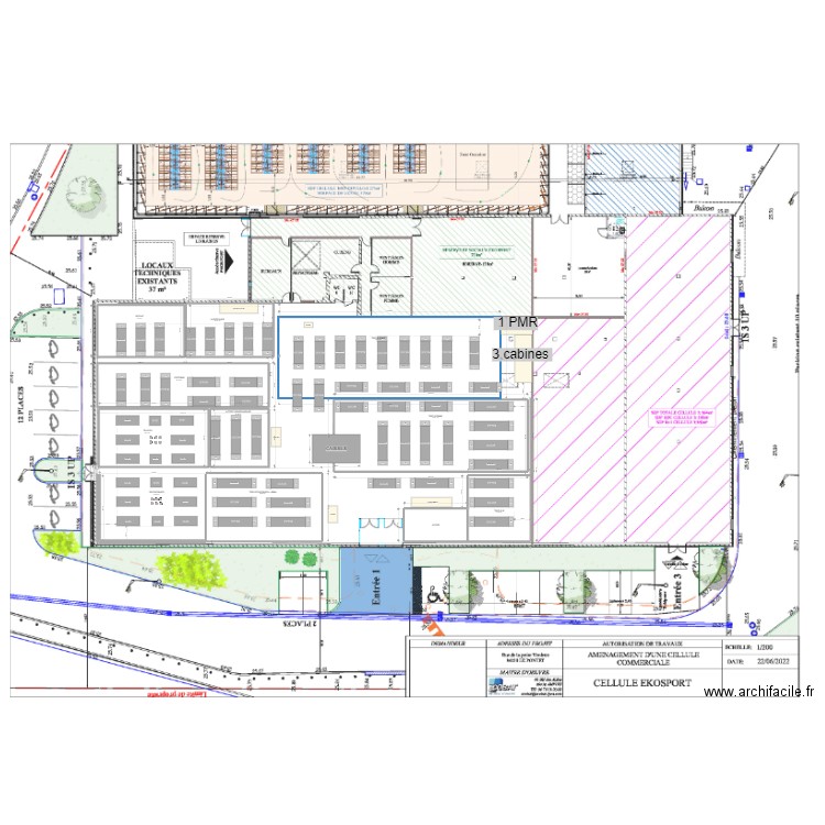 LE PONTET MAJ 7. Plan de 11 pièces et 870 m2