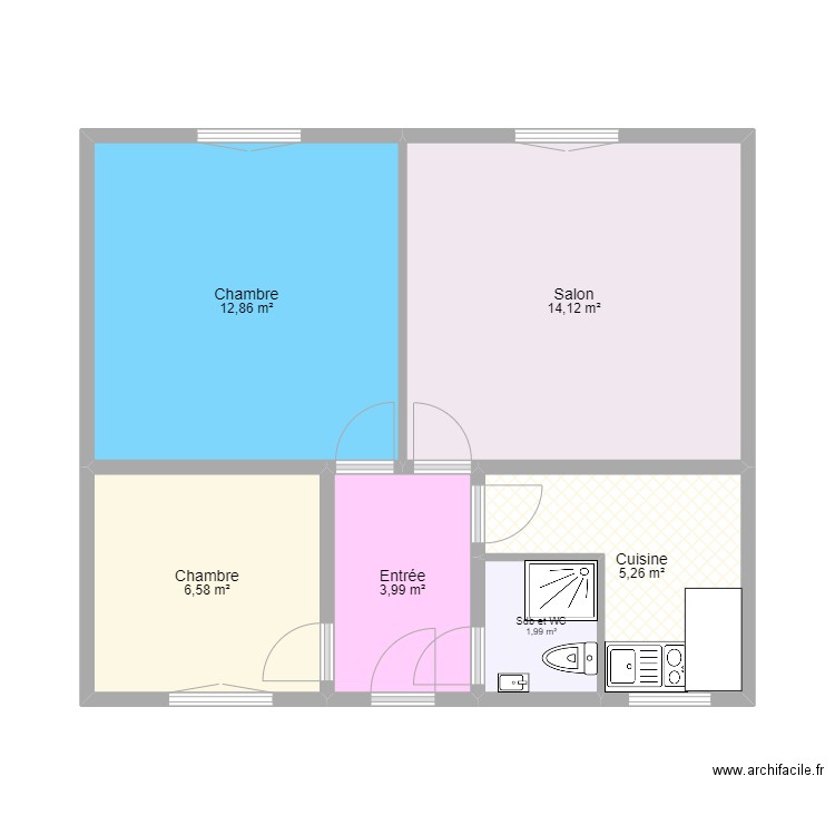 NOISY EXISTANT. Plan de 0 pièce et 0 m2