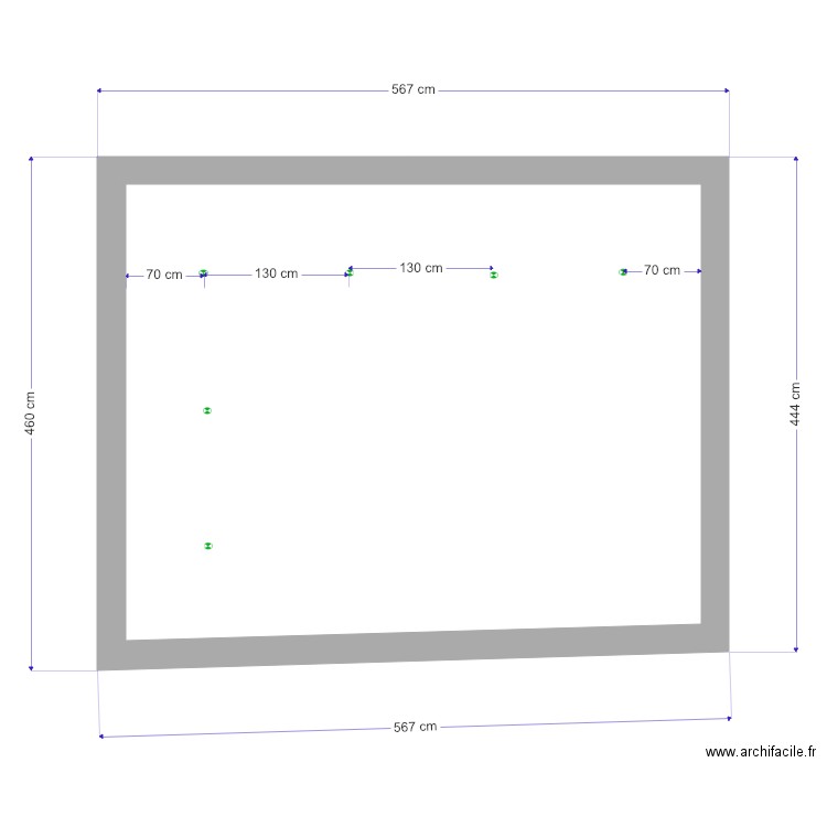 bureau 2. Plan de 0 pièce et 0 m2