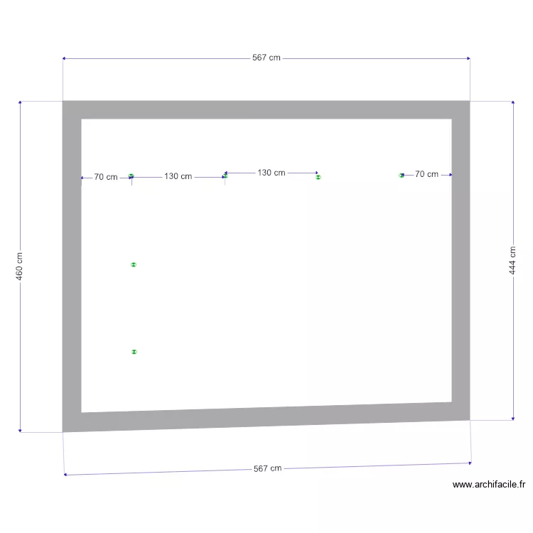 bureau 2. Plan de 