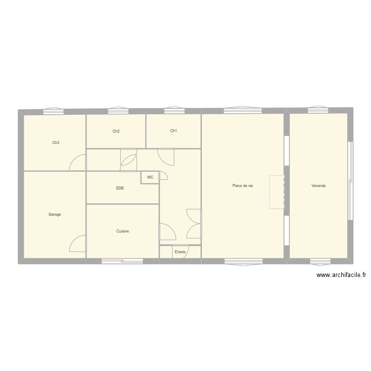 VAUTIER. Plan de 0 pièce et 0 m2