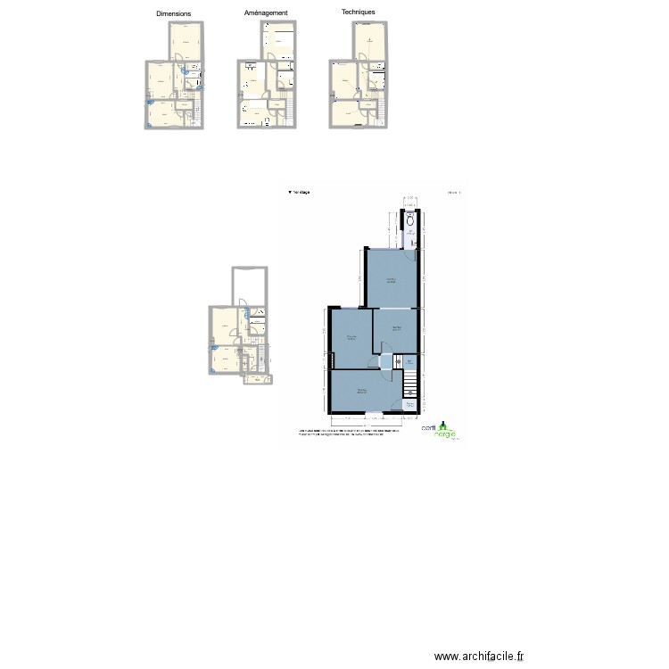 Chée Wavre premier. Plan de 0 pièce et 0 m2