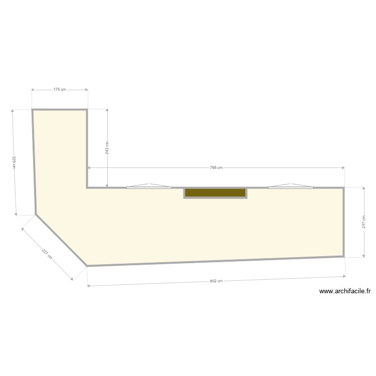 terrasse . Plan de 0 pièce et 0 m2