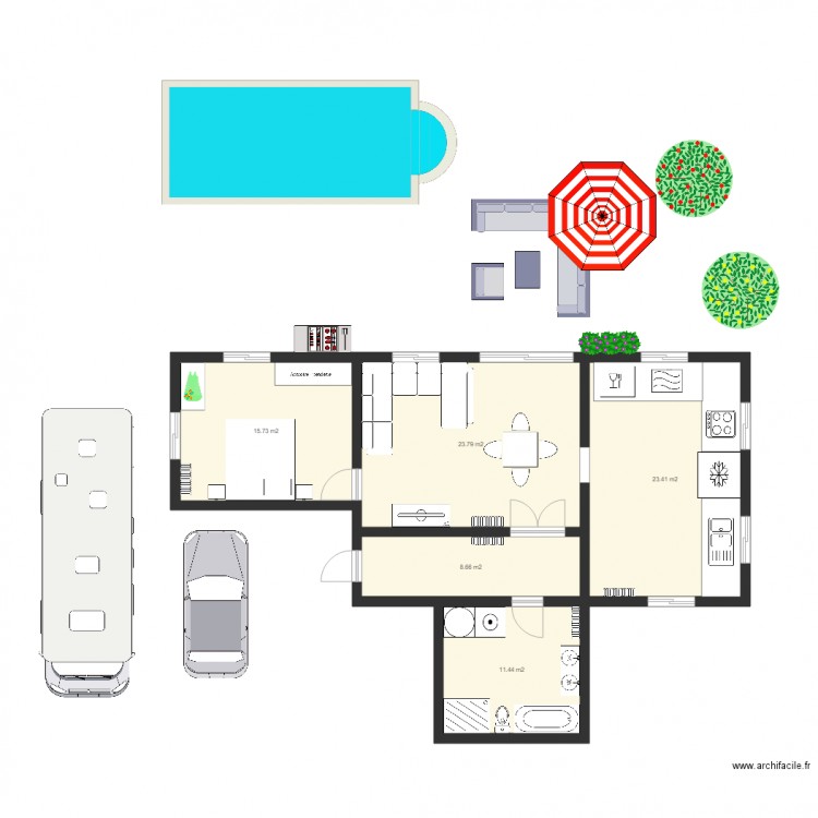 future maison DimSam. Plan de 0 pièce et 0 m2