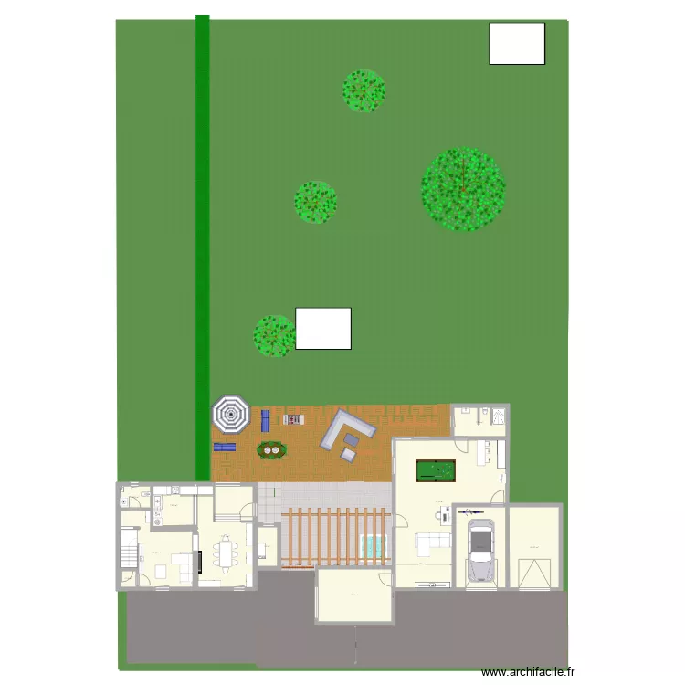 Maison Nath plus Annex avec Garages. Plan de Maison Nath plus Annex avec Garages. Plan de