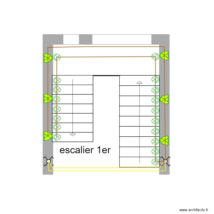 esc 1er. Plan de 0 pièce et 0 m2