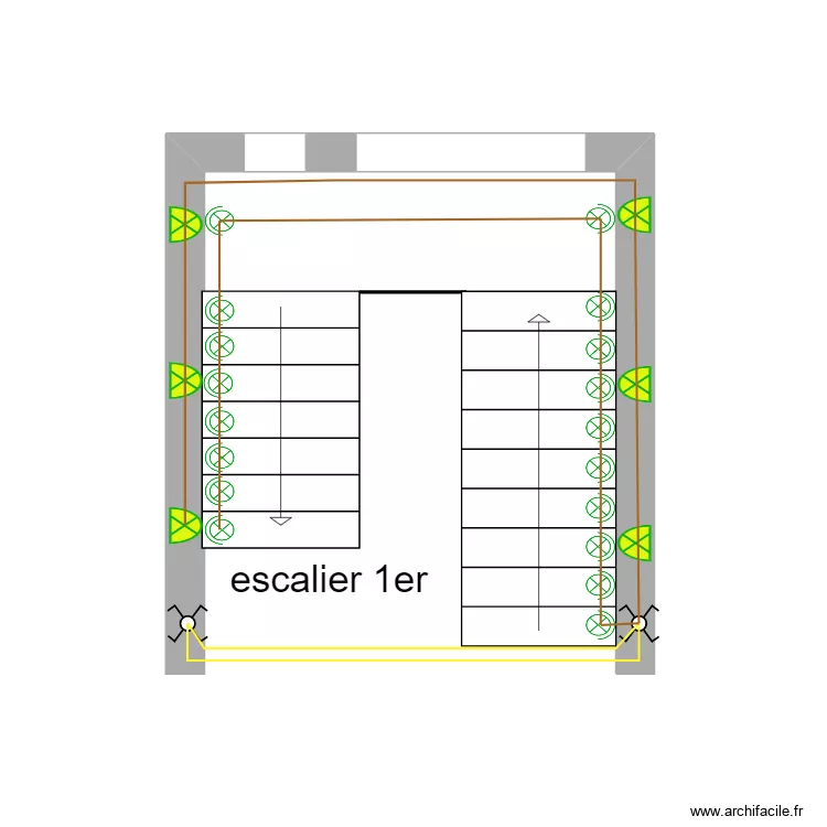 esc 1er. Plan de esc 1er. Plan de
