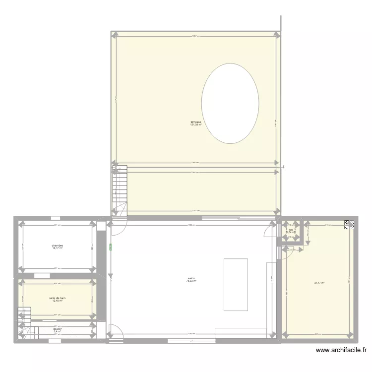 maison. Plan de maison. Plan de