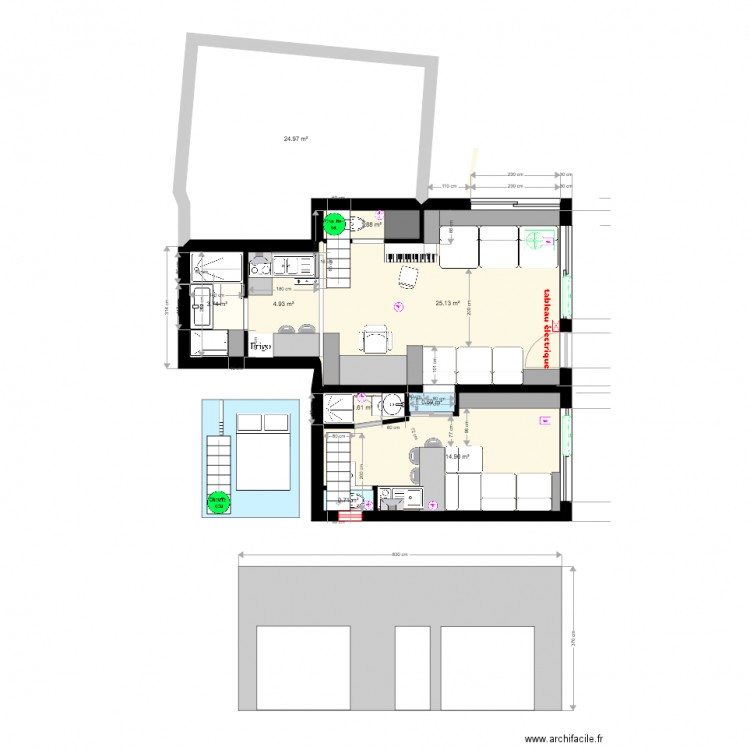 trychauffagesdbsansstudiosanscloison2. Plan de 0 pièce et 0 m2