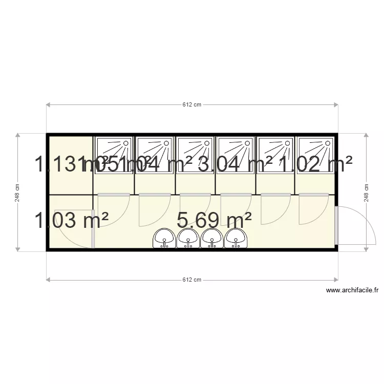 LOCAMUC BOURG EN BRESSE. Plan de 