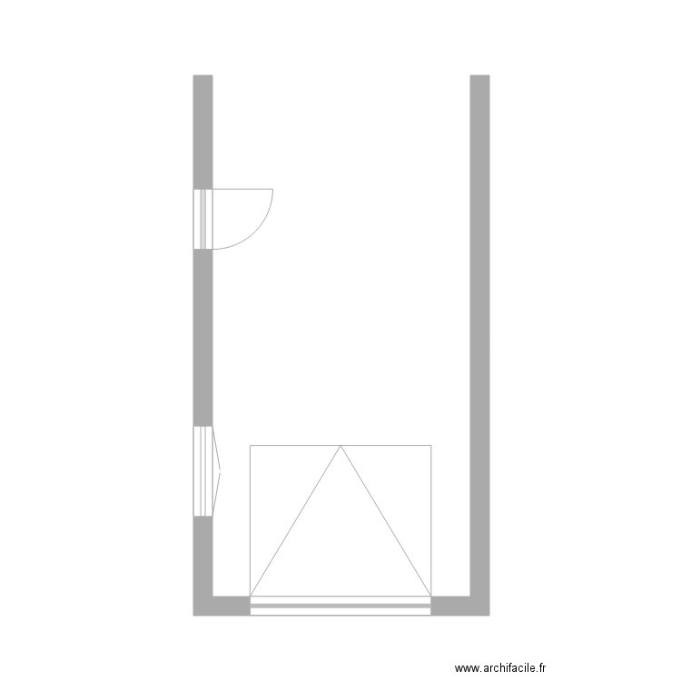 plan maison garage accolé 2. Plan de 0 pièce et 0 m2
