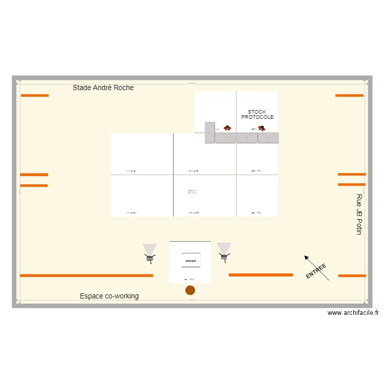 INAUGURATION pOTIN. Plan de 0 pièce et 0 m2