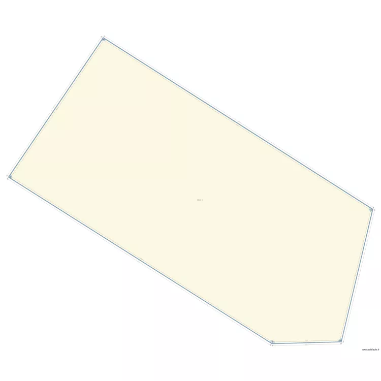 TERRAIN IMPLANTATION AUX DIMENSIONS. Plan de TERRAIN IMPLANTATION AUX DIMENSIONS. Plan de