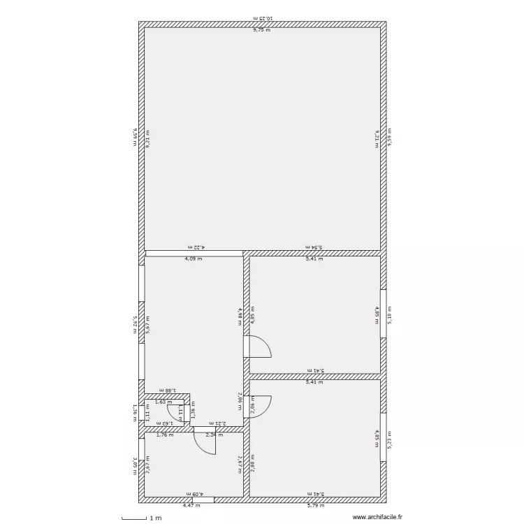 1 ER ETAGE PROJET 2. Plan de 1 ER ETAGE PROJET 2. Plan de