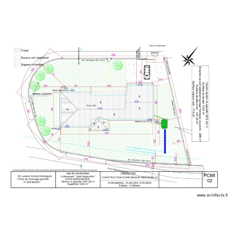 luciano gomes domingues. Plan de 0 pièce et 0 m2