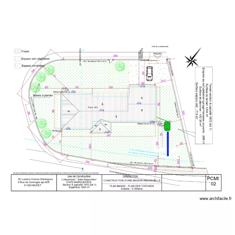 luciano gomes domingues. Plan de 