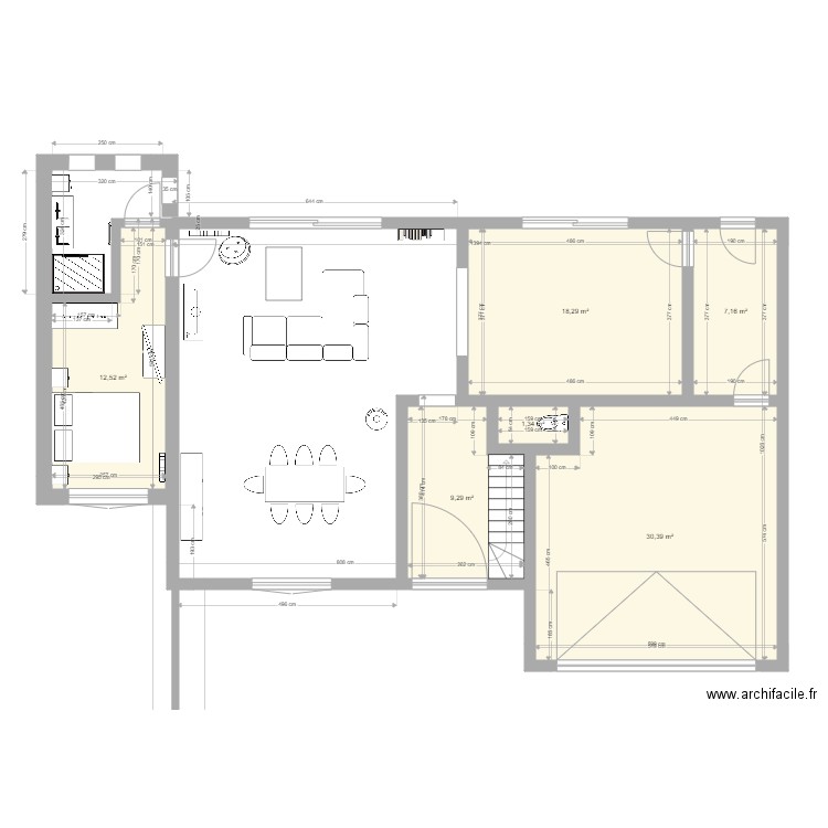 Plan Maison Beaumont avec extension. Plan de 0 pièce et 0 m2