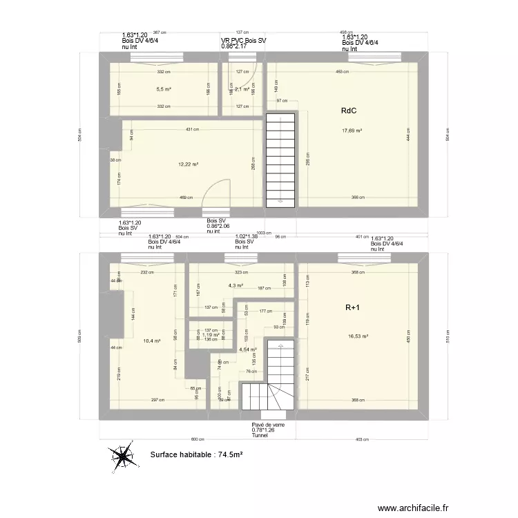 HOSSENLOPP 50. Plan de 