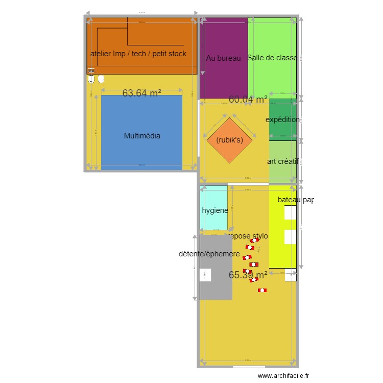 idée 1 St ambroix . Plan de 0 pièce et 0 m2