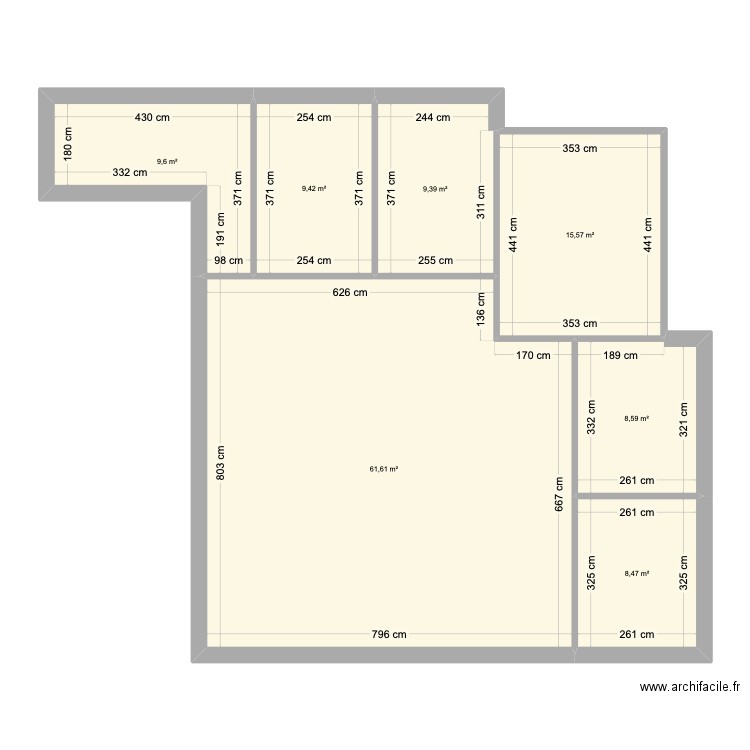 cabinet. Plan de 0 pièce et 0 m2